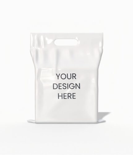 Plastic snack bag mockup