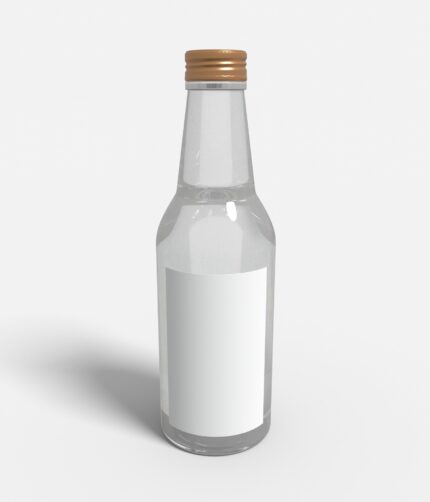 Packaging bottle glass bottle mockup 510070