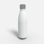 steel bottle water bottle stainless steel mockup