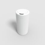 Plastic can paper tubes tissues mockup 509740