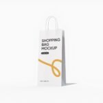 Small shopping bag mockup