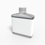 Bottles glass product label mockup 502920