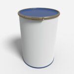 Packaging tin chemical product mockup 510740