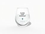 Water glasses mockup