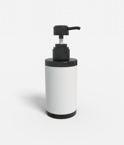 Bottles plastic product label mockup 504680