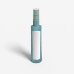 Bottles plastic product label mockup 501370