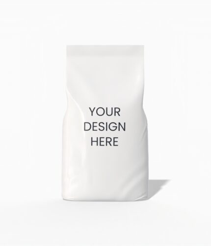 Plastic snack bag mockup