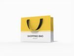 Small shopping bag mockup