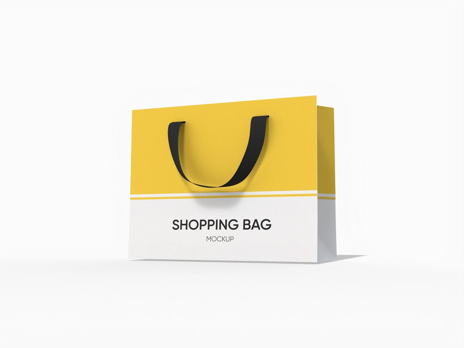 Small shopping bag mockup Small shopping bag mockup