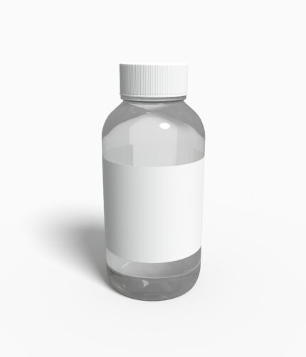 Bottles glass product label mockup 502130