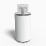 Bottles plastic product label mockup 503820