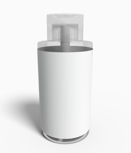 Bottles plastic product label mockup 503820