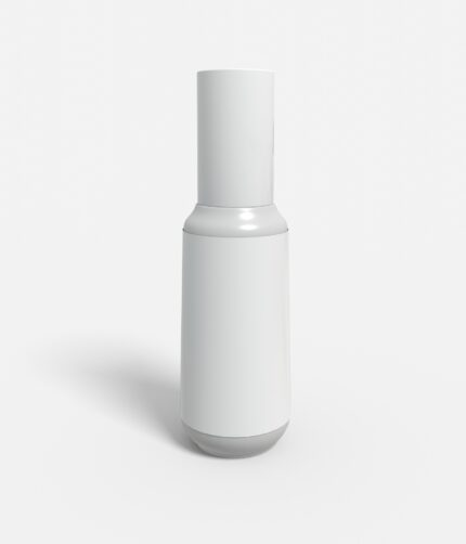 Bottles plastic product label mockup 504810