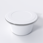 Disposable bowl with lid food packaging salad box mockup 510890