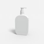 Bottles plastic product label mockup 504650