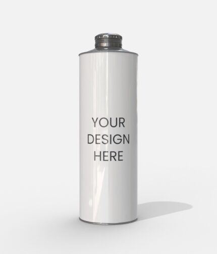 Draft beer metal can mockup