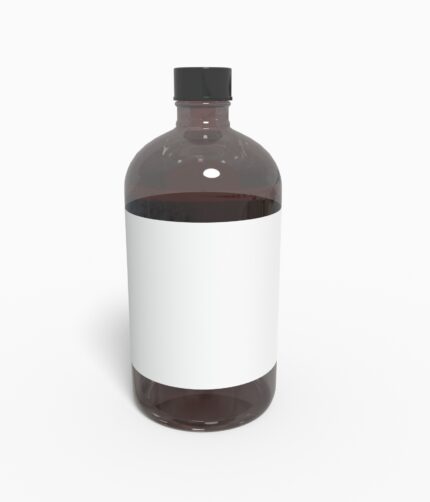 Bottles plastic product label mockup 504160