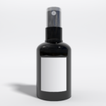 Bottles plastic product label mockup 504600