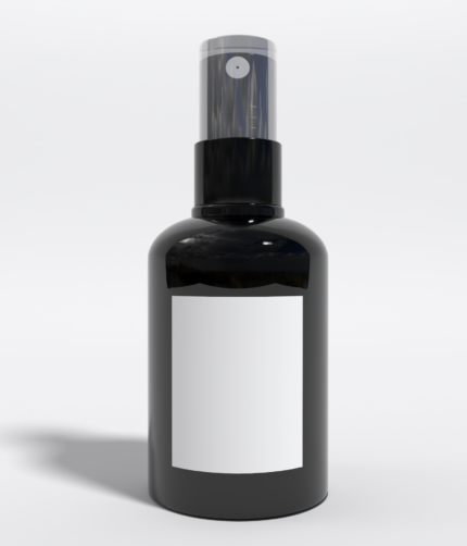 Bottles plastic product label mockup 504600