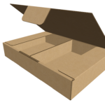 Folding box with lock mockup 156112
