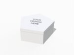 Polygonal box with lid mockup