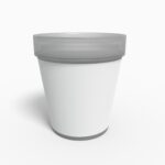 Plastic cup with cap cups mockup 503380