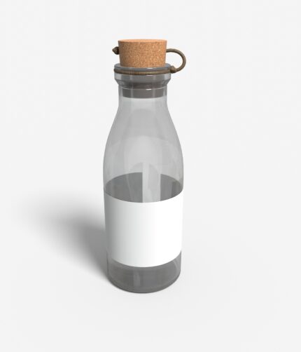 Bottles glass product label mockup 500870