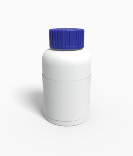 Bottles plastic product label mockup 503950