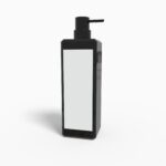 Bottles plastic product label mockup 502860