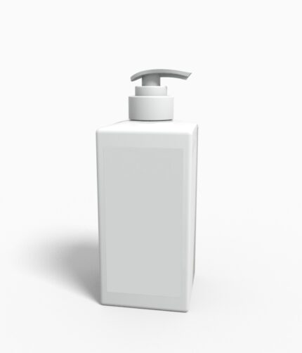 Bottles plastic product label mockup 503790