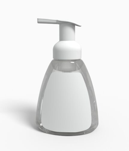 Bottles plastic product label mockup 504460