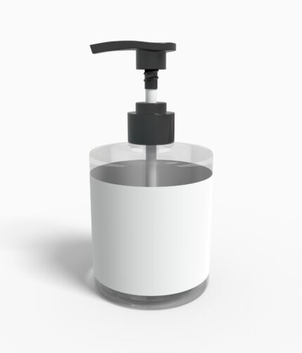 Bottles plastic product label mockup 504570