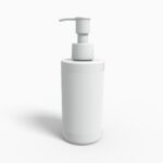 Bottles plastic product label mockup 504400