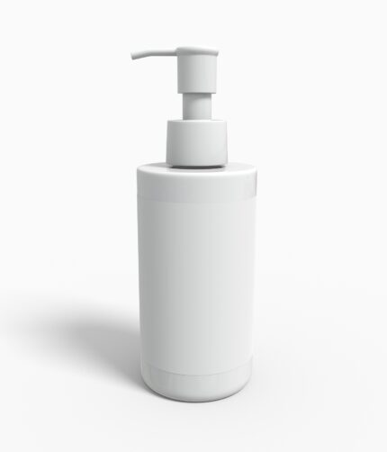 Bottles plastic product label mockup 504400