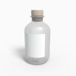 Bottles glass product label mockup 502930