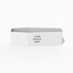 Polygonal shaped tray box mockup