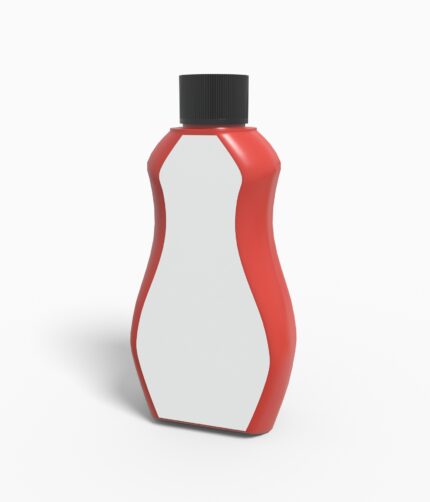 Bottles plastic product label mockup 503940