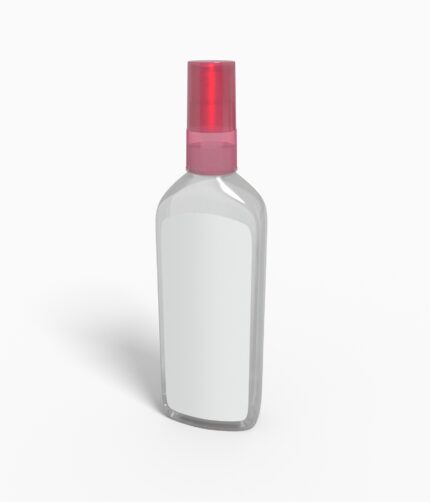 Bottles plastic product label mockup 502330