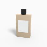 Bottles plastic product label mockup 503320