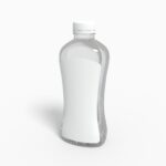 Bottles plastic product label mockup 502340