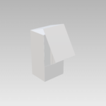Tuck end box with perforation mockup