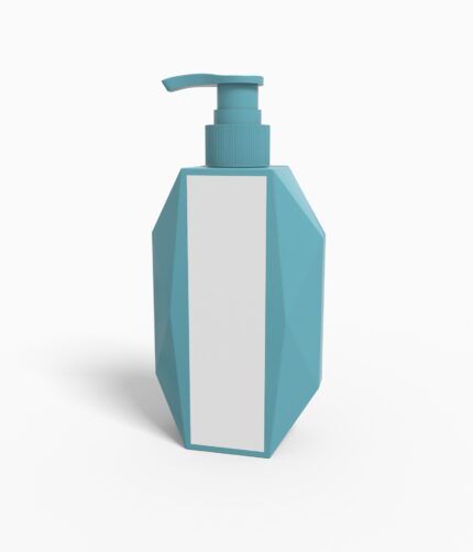 Bottles plastic product label mockup 503150