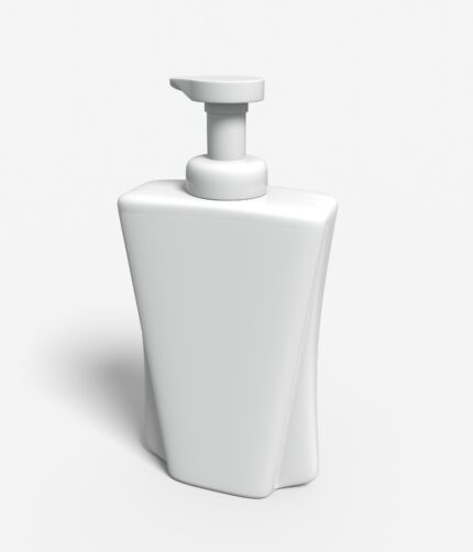 Bottles plastic product label mockup 501320