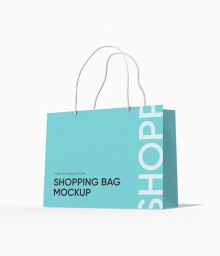 Luxury shopping bag mockup