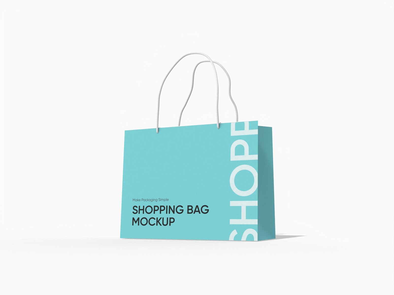 Luxury shopping bag mockup Luxury shopping bag mockup