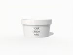360ml paper food container mockup