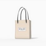 Small shopping bag mockup