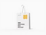 Small shopping bag mockup