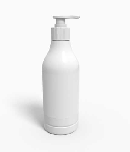Bottles plastic product label mockup 503610