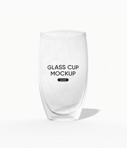 Drinking glasses mockup